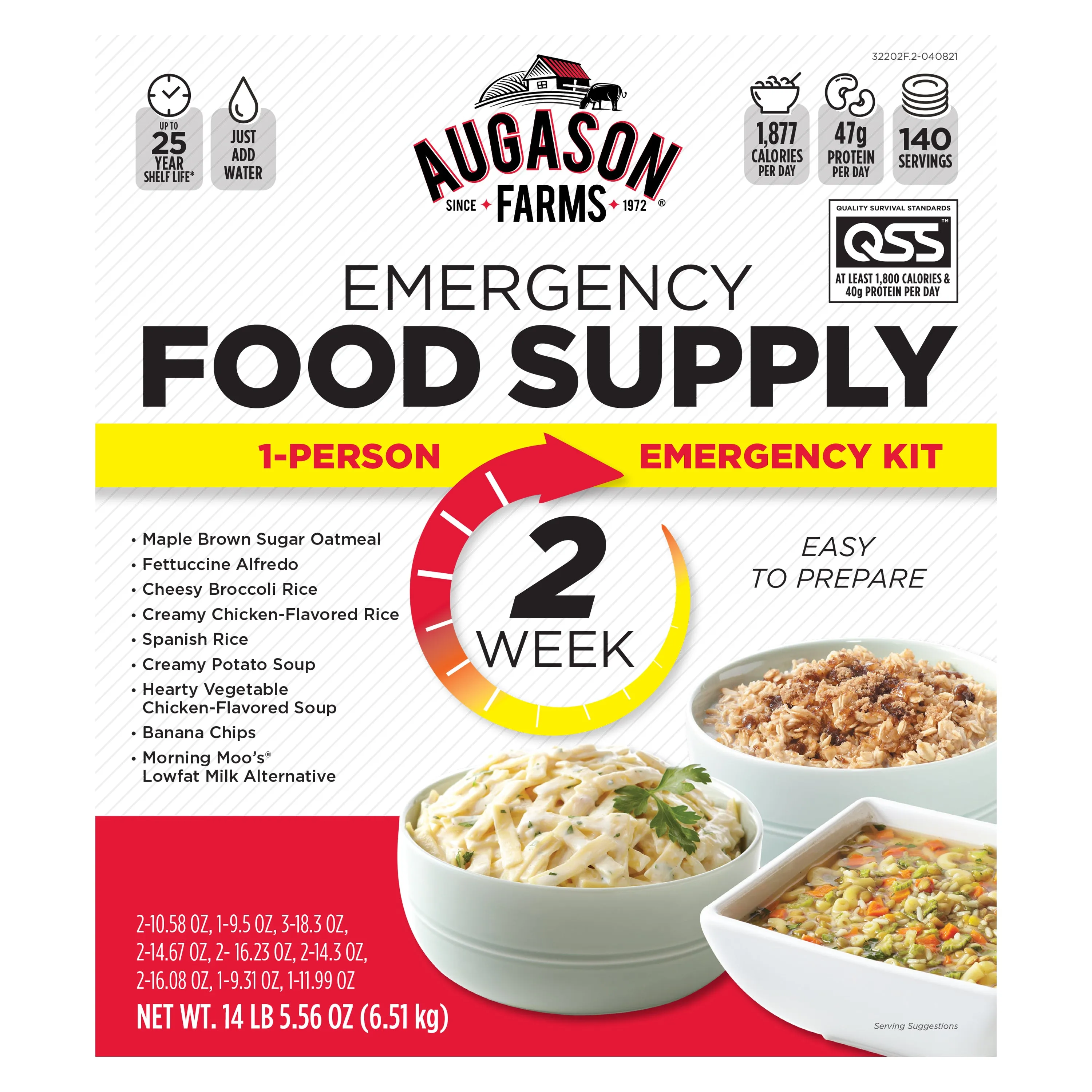 2 Week 1 Person Emergency Food Supply
