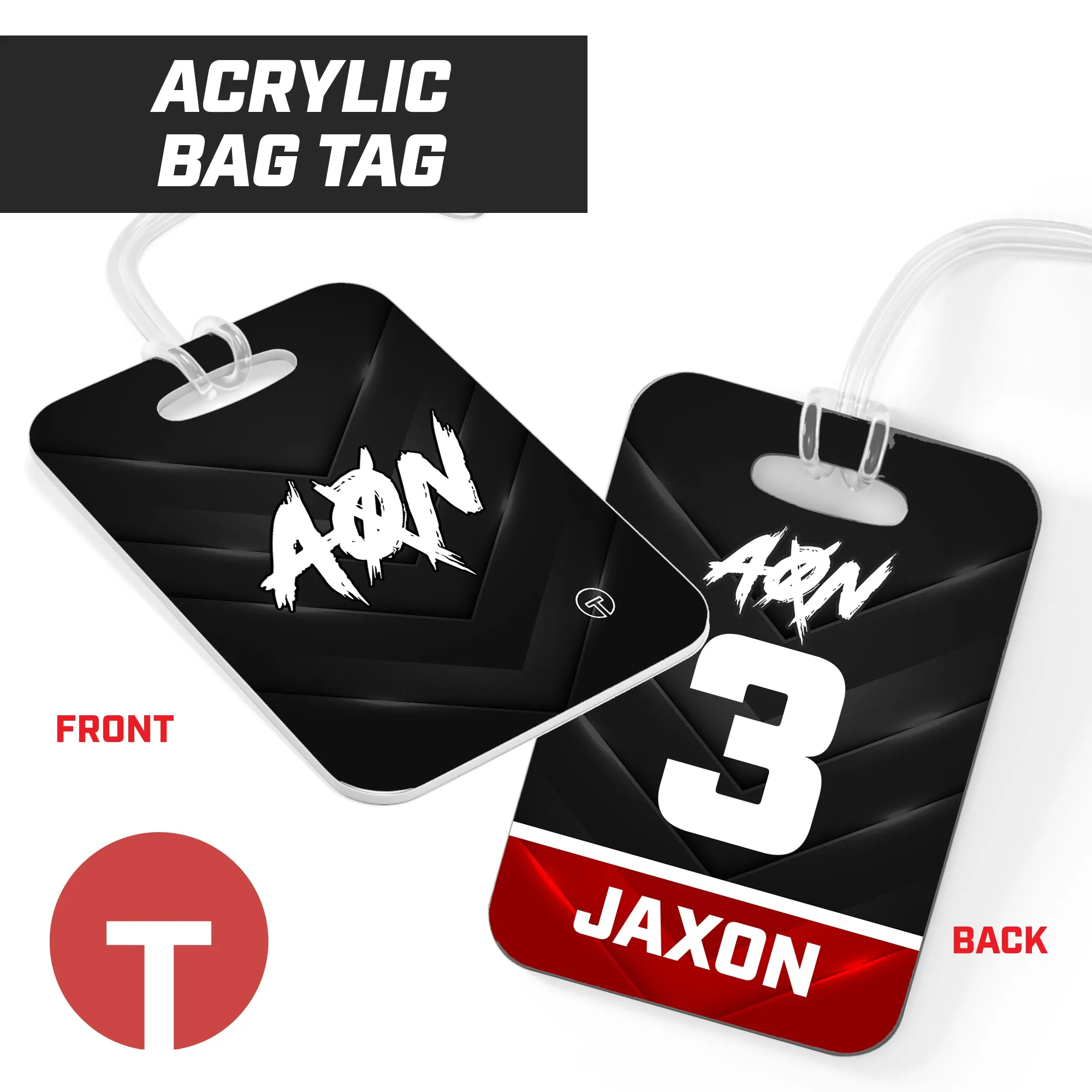 All Or Nothing - Hard Acrylic Bag Tag