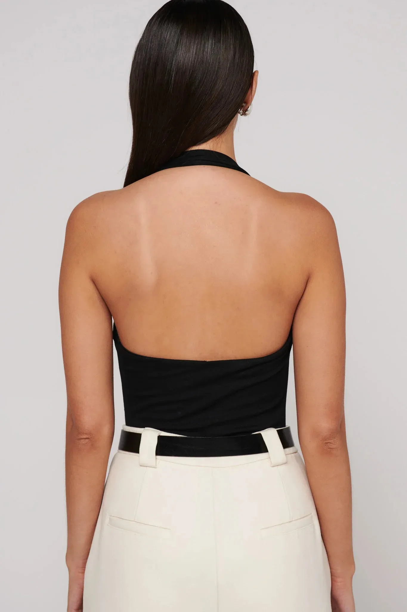 BAYSE BRAND Womens Karlita Bodysuit - Black