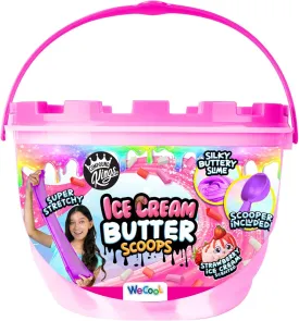 Compound Kings Ice Cream Butter Cloudz Scented Large Slime Bucket for Kids  Soft, Squishy, Non-Toxic Sensory Toy | Strawberry Shortcake, Pink & White Swirl Gift Set