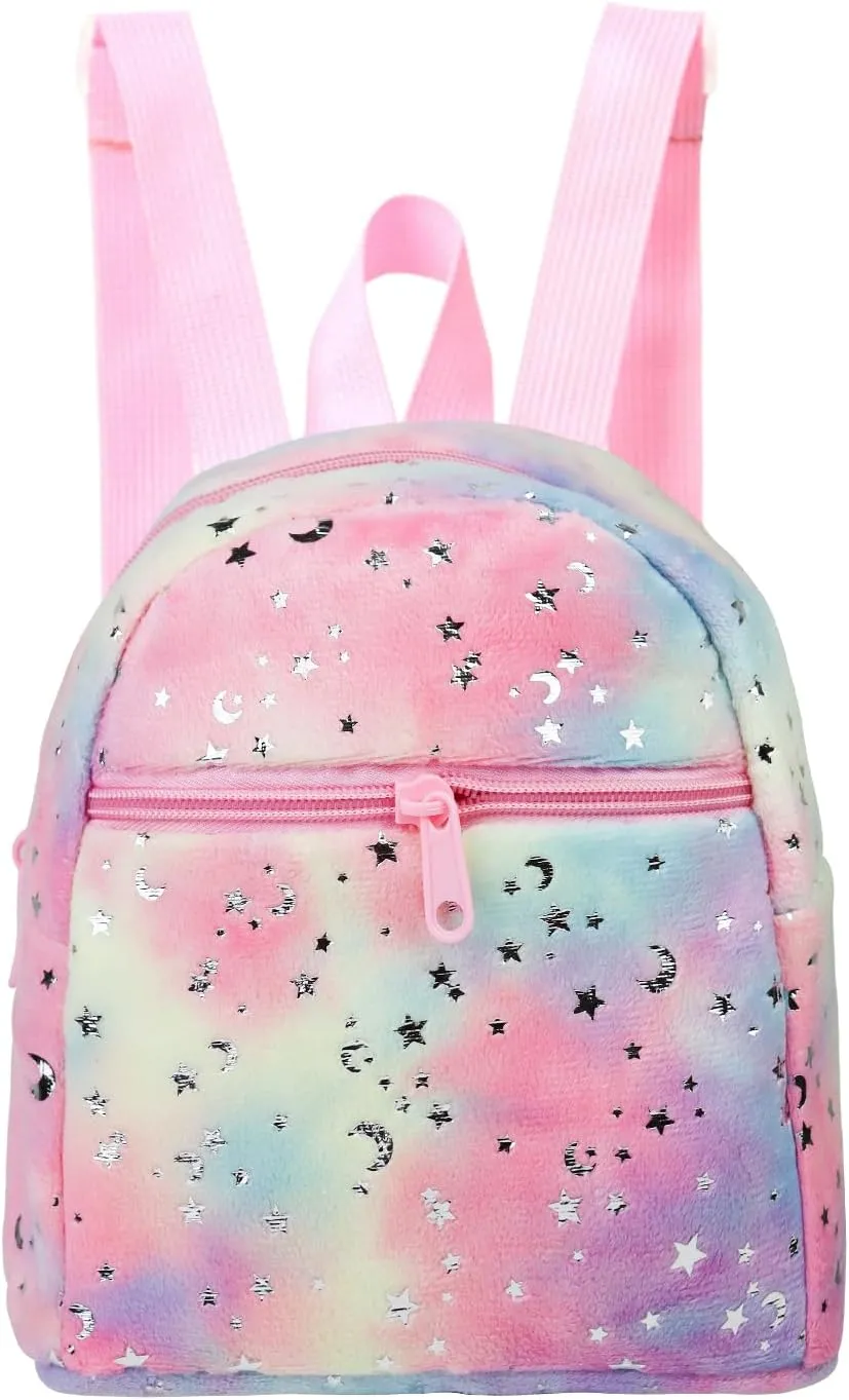 Cute Mini Backpacks, Plush Backpack Small Backpacks for Women and Girls, Womens Small Backpack Tiny Backpack Purse (style 2)