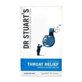 Dr Stuarts Throat Relief Tea, 15 Bags