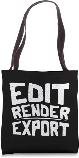 Export: Edit Render Export - Filmmaker Tote Bag