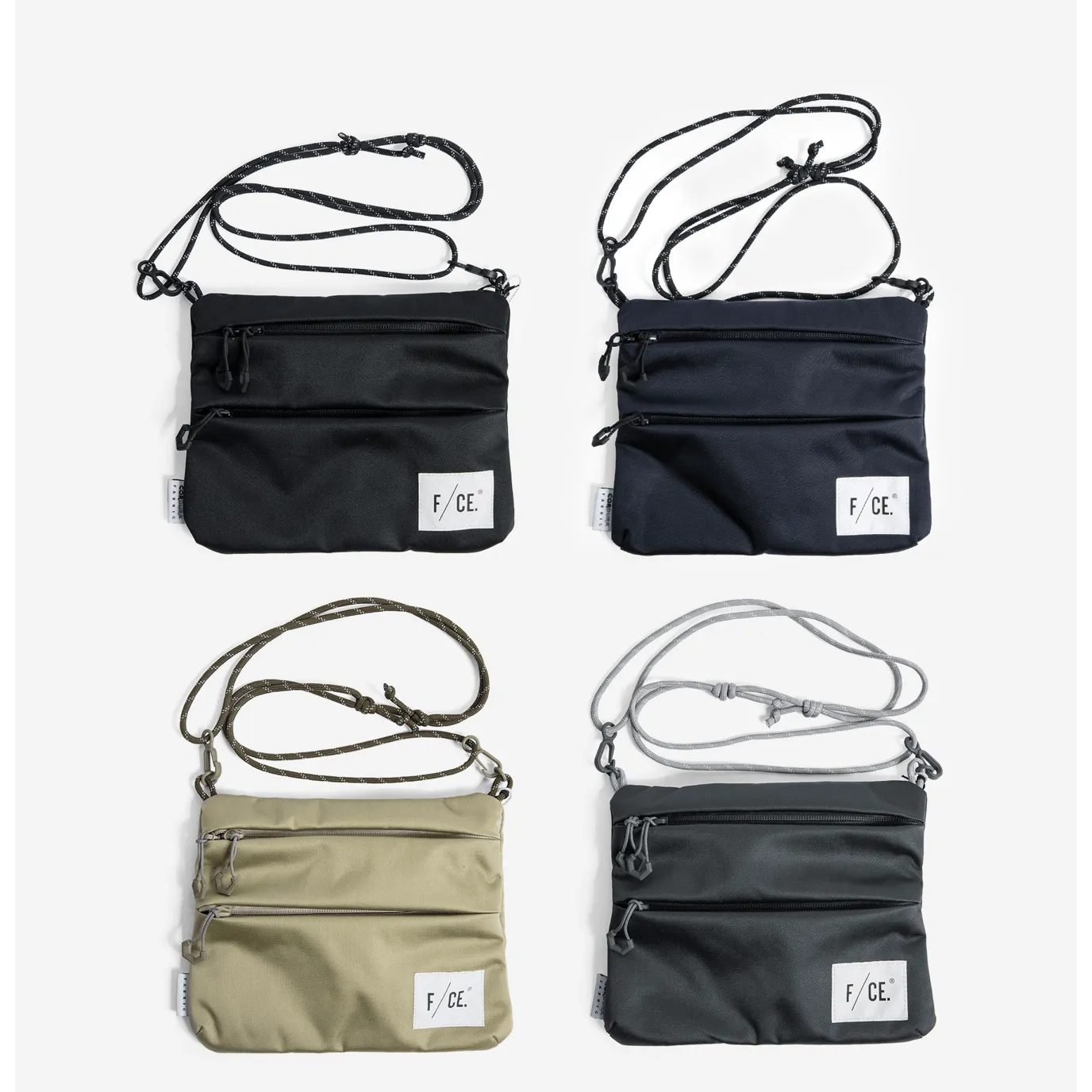 F/CE. Satin Sacoche Bag Navy