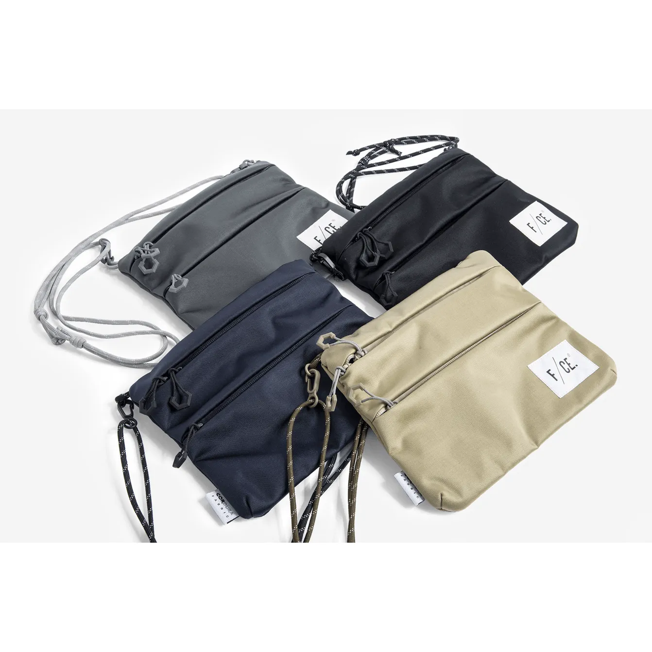 F/CE. Satin Sacoche Bag Navy