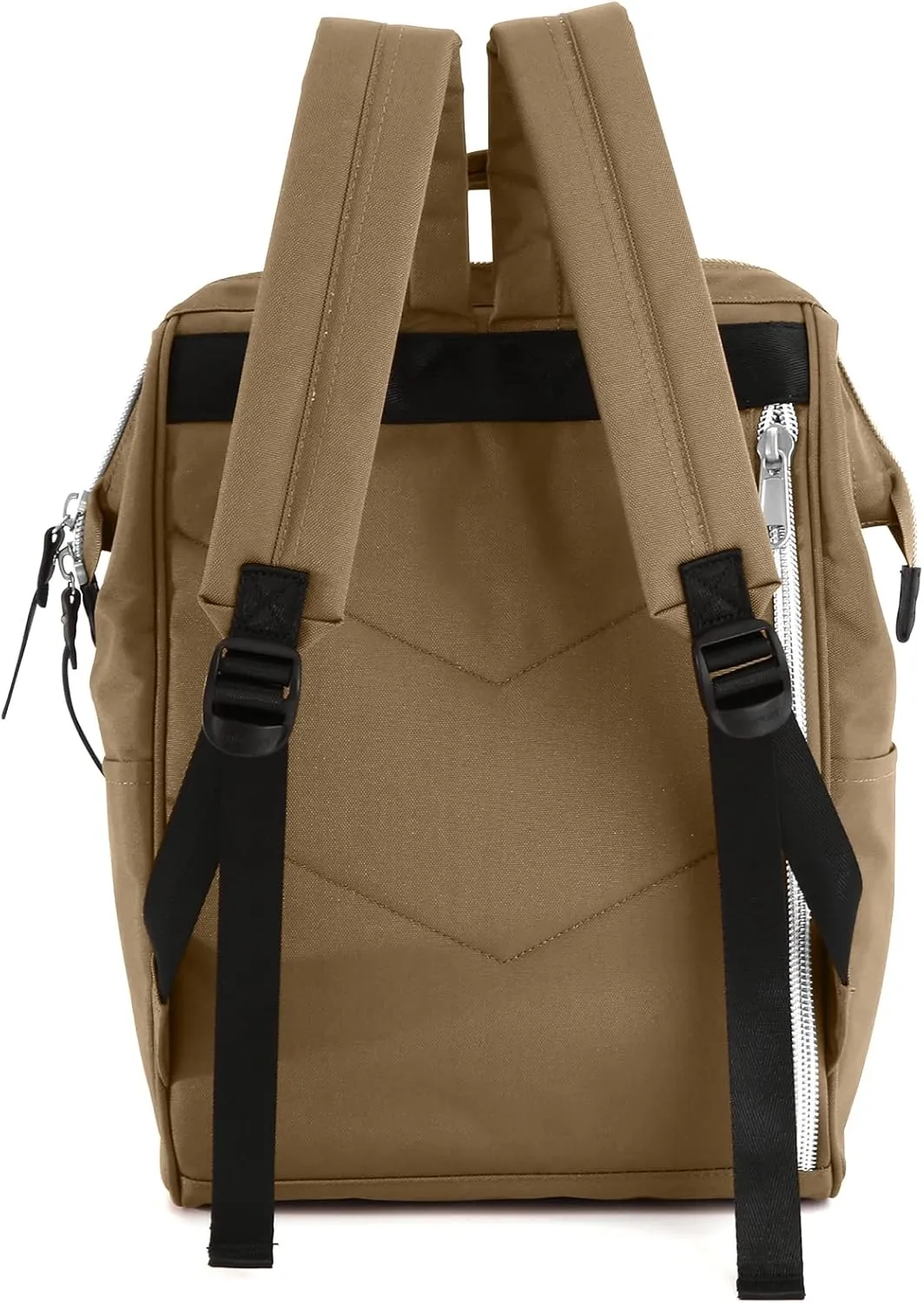 himawari Laptop Backpack for Women & Men 16 Inch - Water Resistant Anti-Theft Travel Backpack with USB Charging Port, Large Business Computer Bag for College (1881-mocha)