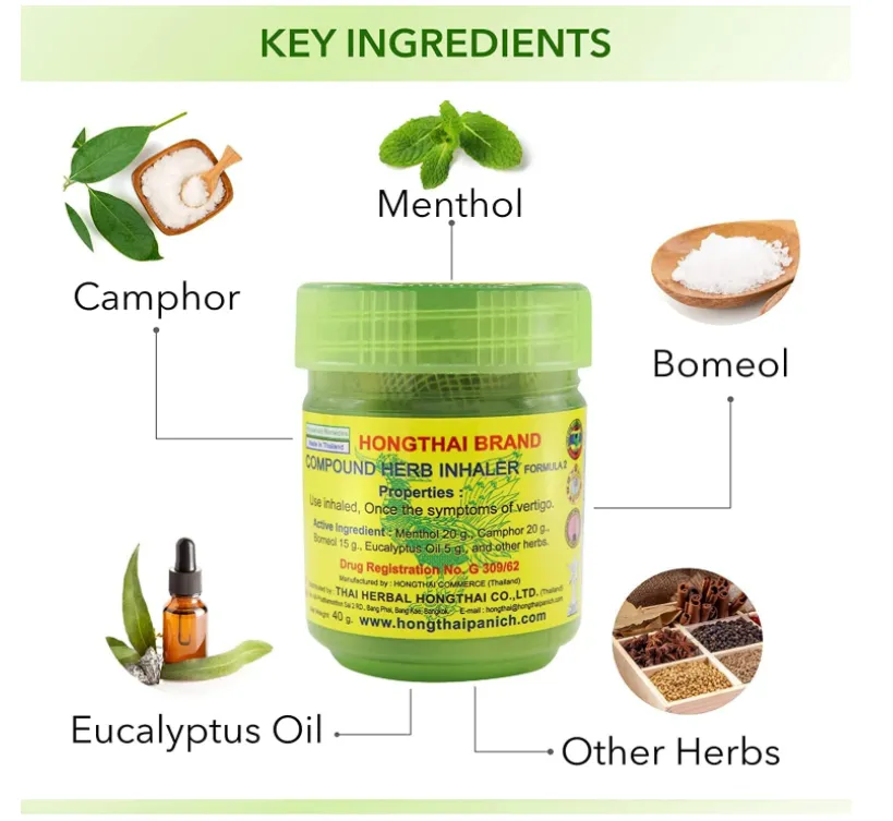 Hong Thai Brand Compound Herb Inhaler