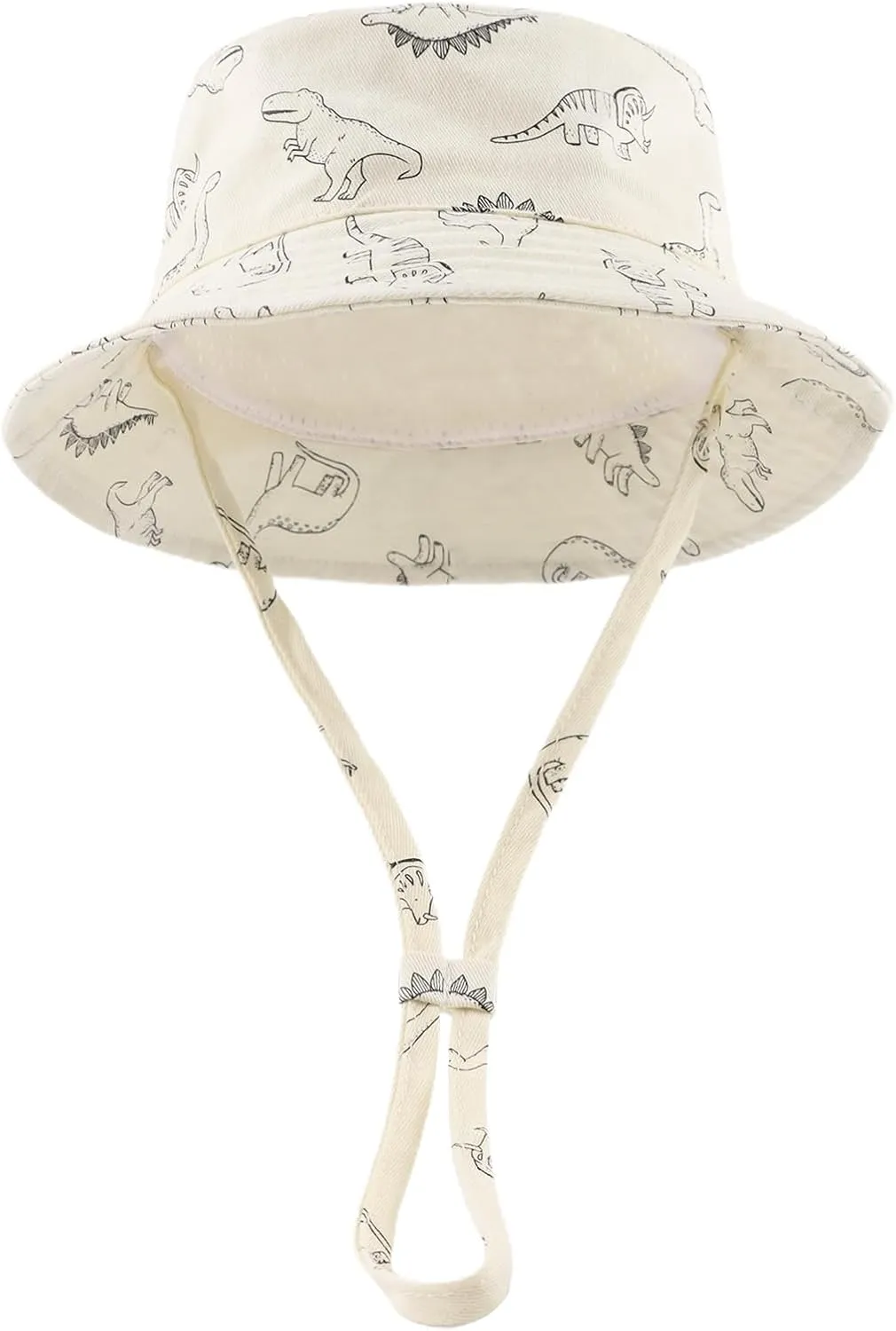 JANGANNSA Dinosaur Baby Boys Sun Hat Cotton Toddler Girls Bucket Hats Summer Sun Protect Cap for Kids