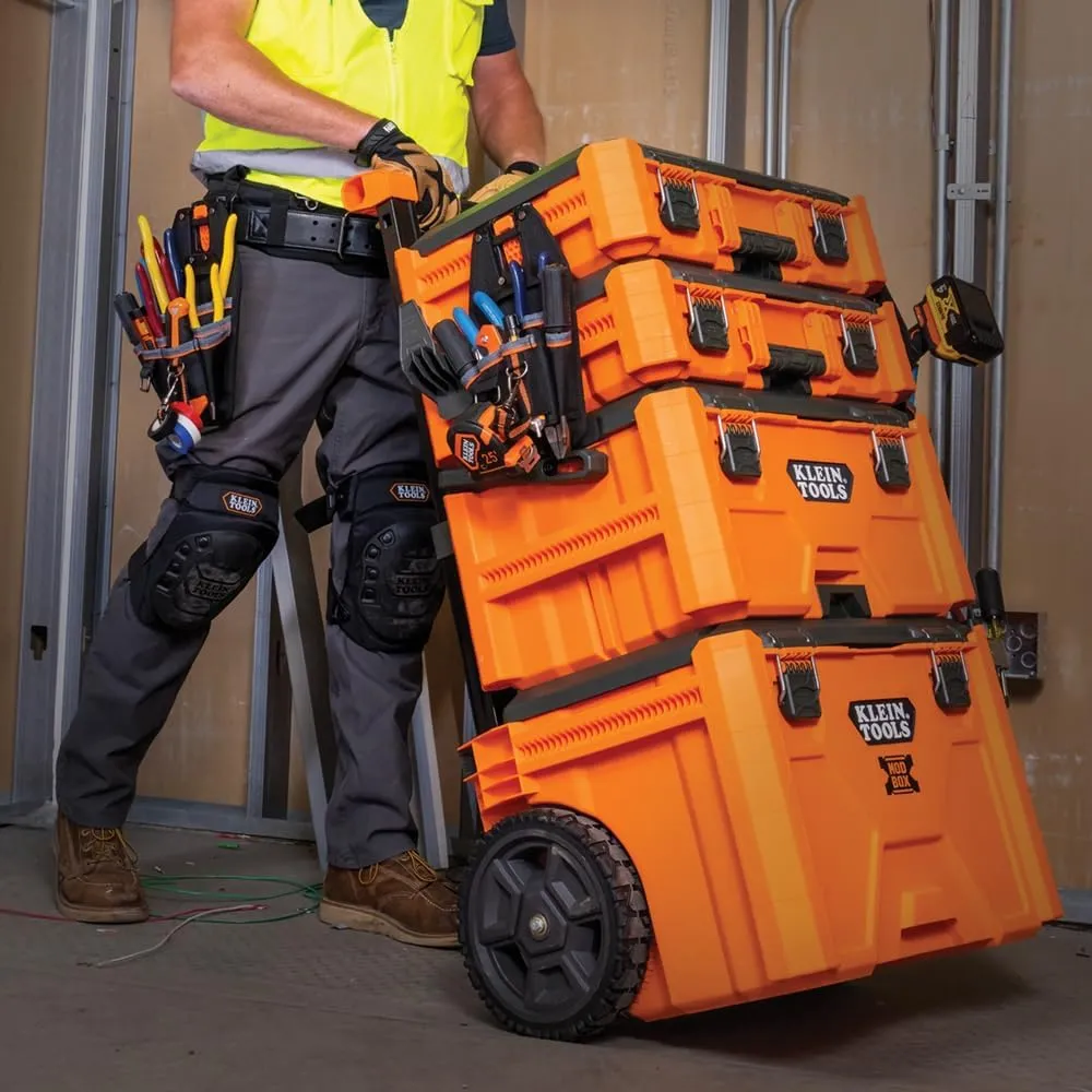 Klein Tools MODbox Tool Pouch, Electrician Bag, Quickly Attach and Release from Tool Belts and MODBox Rail System