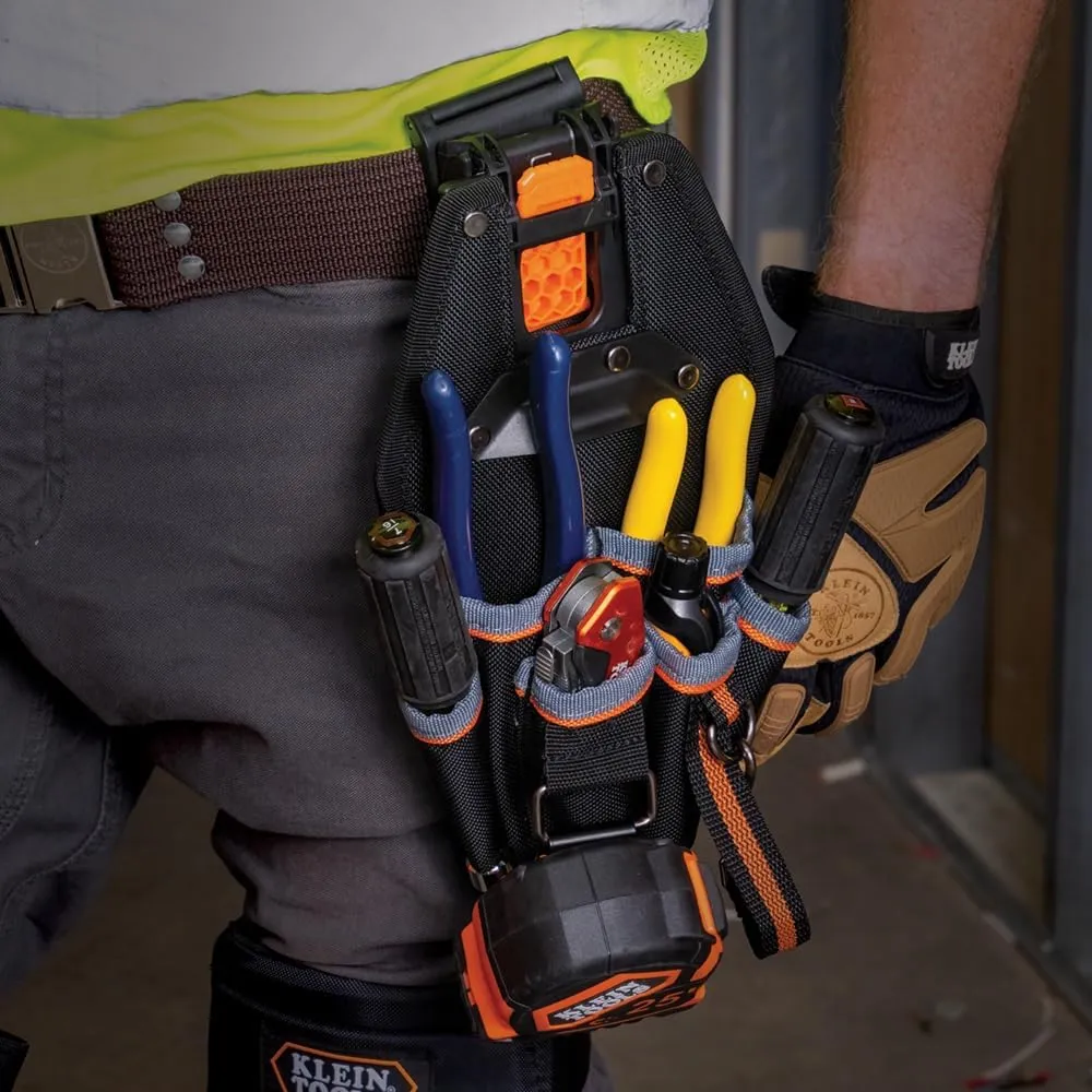 Klein Tools MODbox Tool Pouch, Electrician Bag, Quickly Attach and Release from Tool Belts and MODBox Rail System