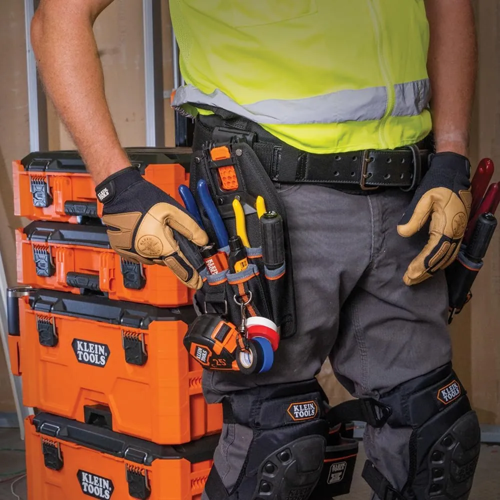 Klein Tools MODbox Tool Pouch, Electrician Bag, Quickly Attach and Release from Tool Belts and MODBox Rail System