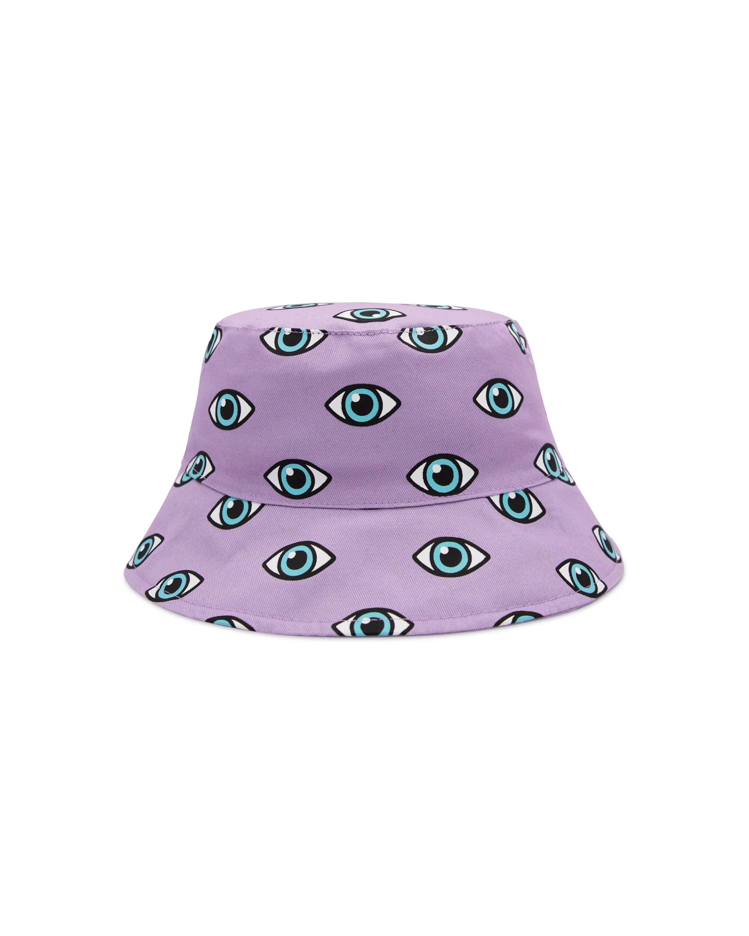LAVENDER EYES REVERSIBLE STASH POCKET BUCKET HAT