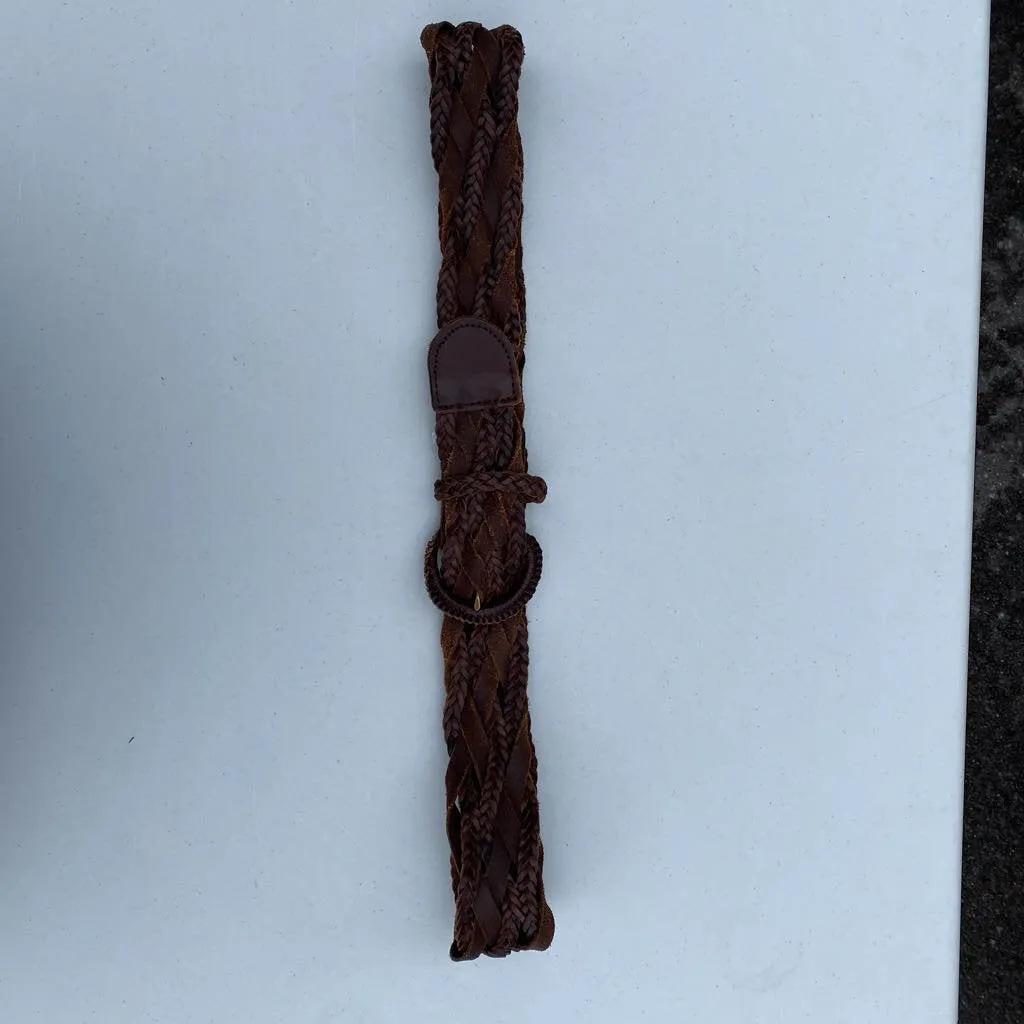 Lucky Brand leather braided belt XL