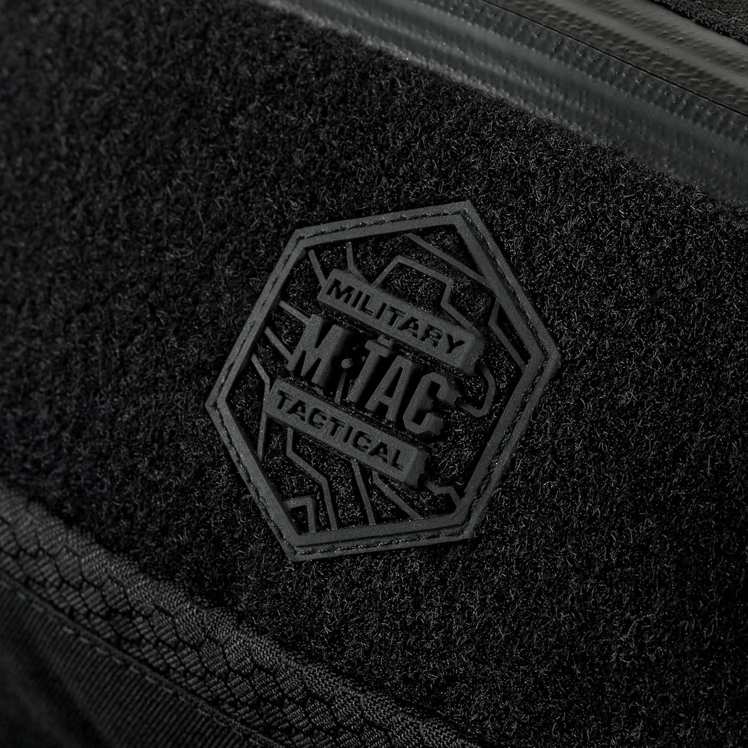 M-Tac Large Companion Waist Pack - Tactical Belt Bag EDC - Fanny Pack for Men (Elite Hex Black)