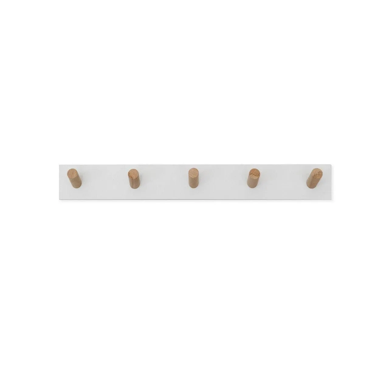 Melcombe 5 Peg Rail | Lily White