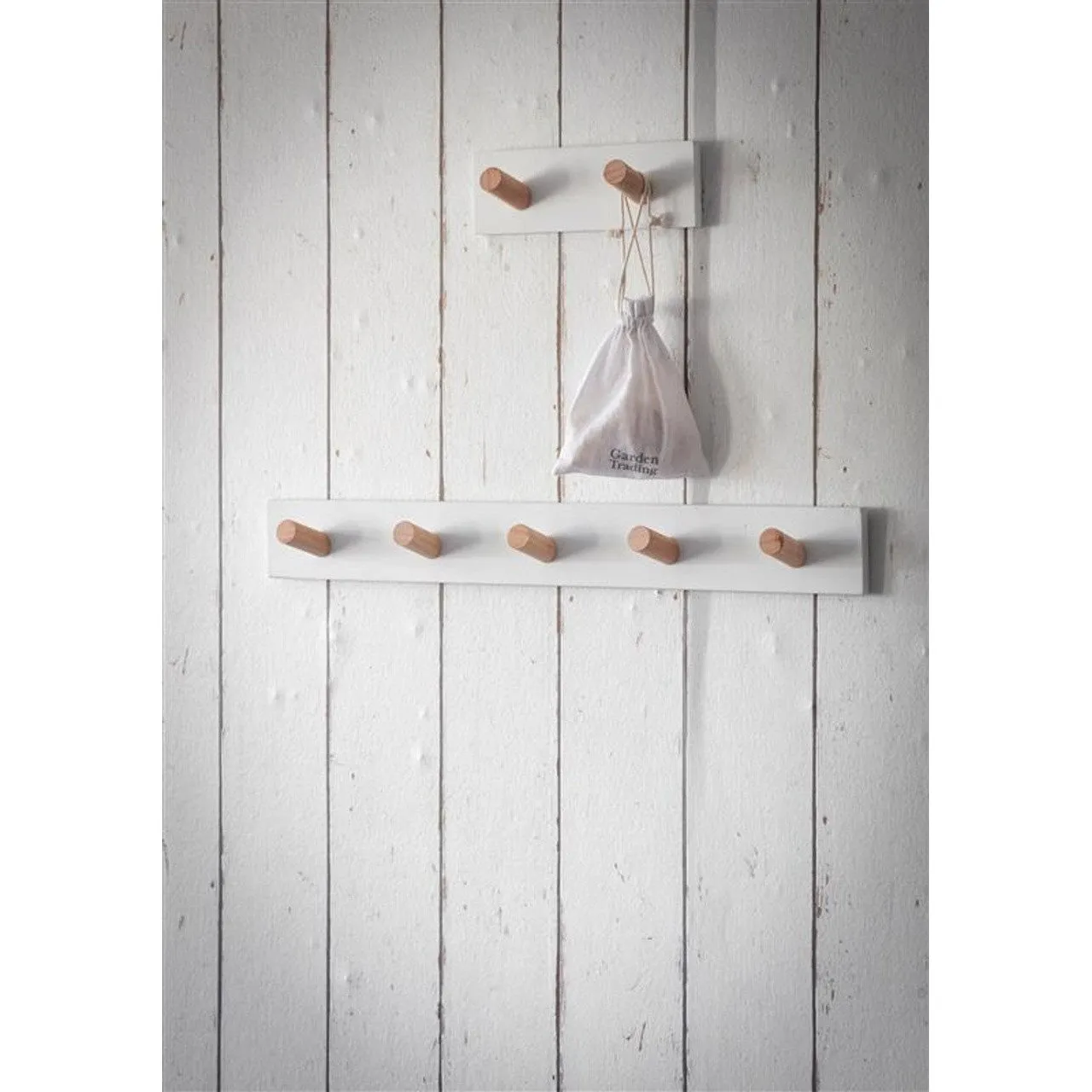 Melcombe 5 Peg Rail | Lily White