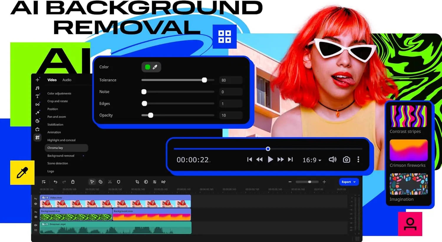 Movavi Video Editor for Mac - 1-Year Personal License [Mac Download]
