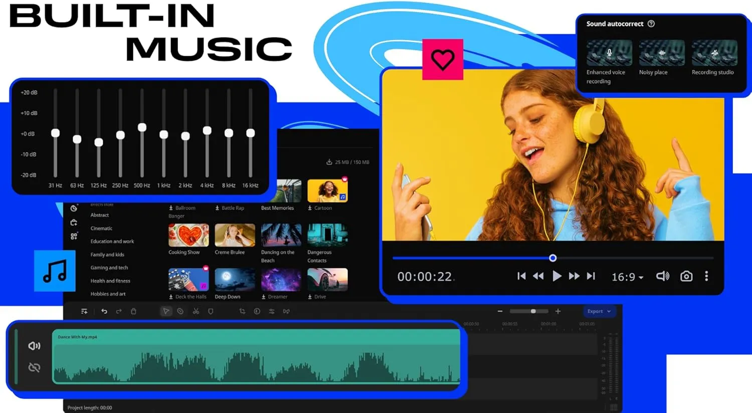 Movavi Video Editor for Mac - 1-Year Personal License [Mac Download]