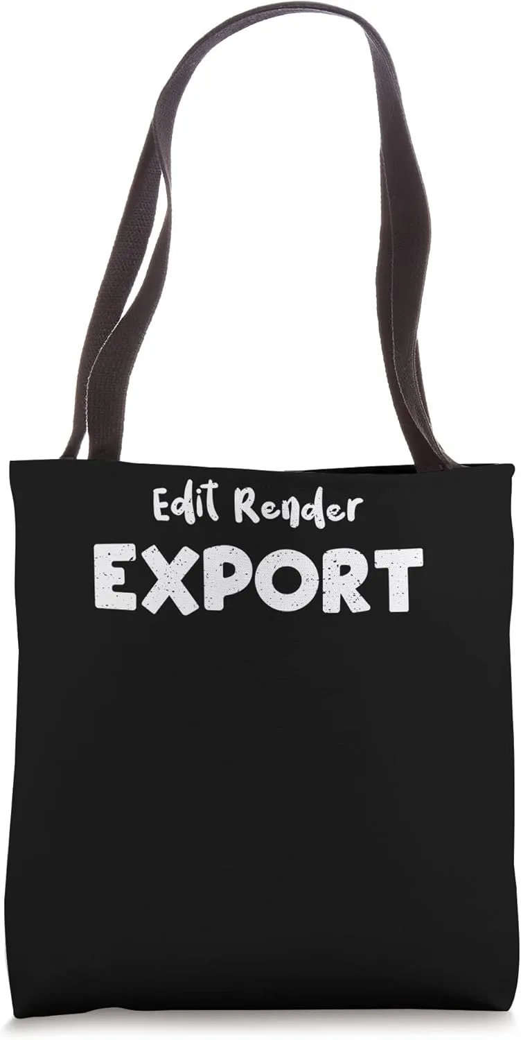 Movie Software: Edit Render Export - Filmmaker Tote Bag