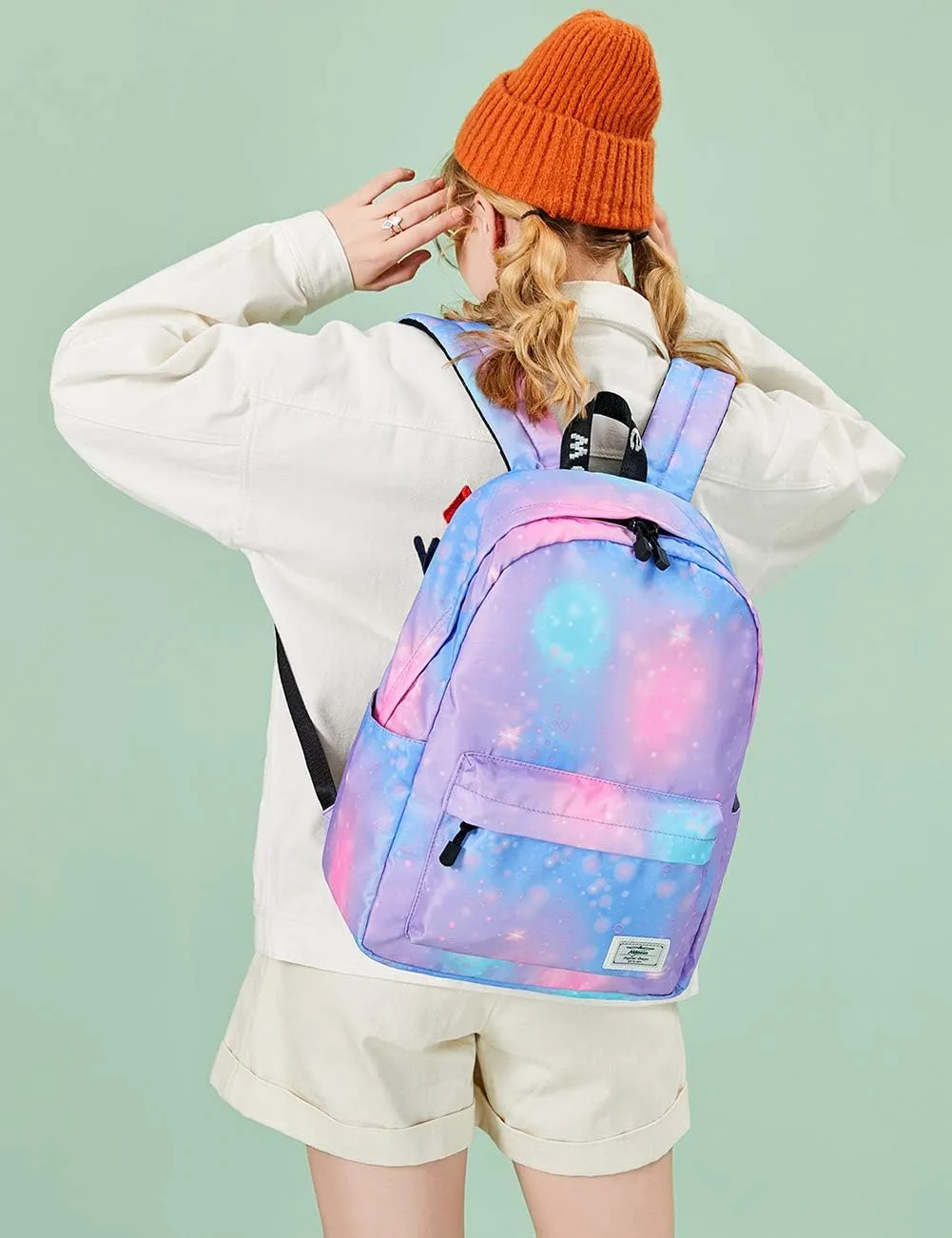 mygreen Kids Backpack, Kawaii Girls Backpack for School Ages 8-12