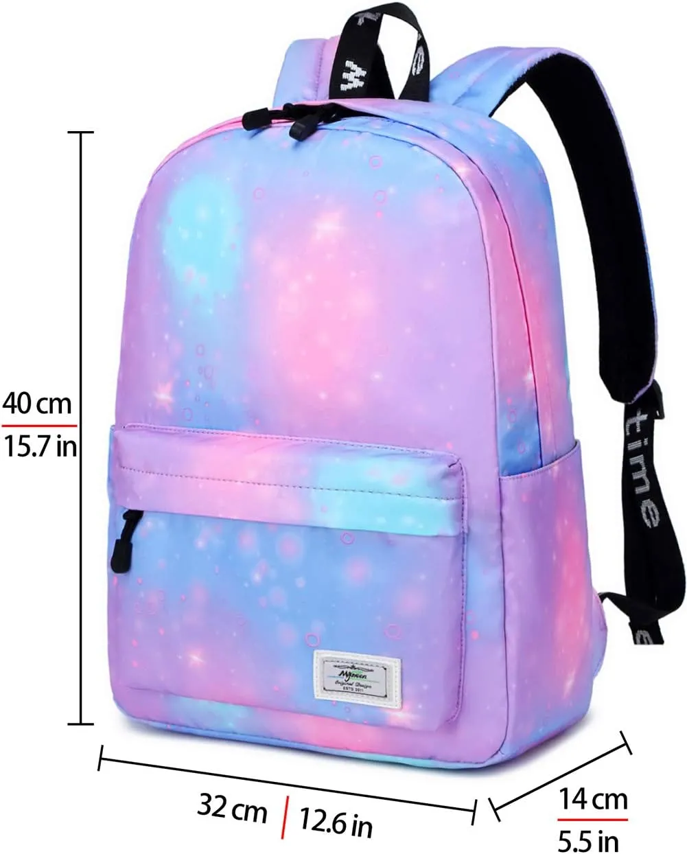 mygreen Kids Backpack, Kawaii Girls Backpack for School Ages 8-12