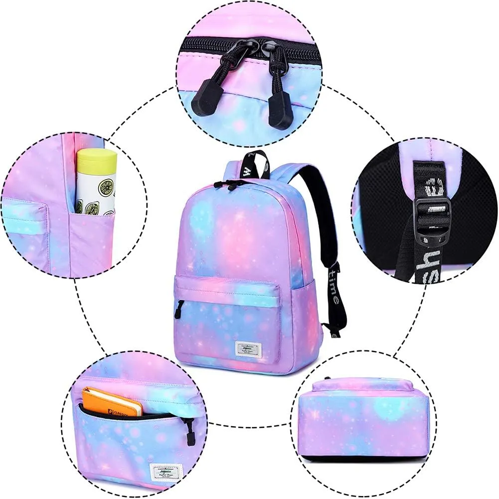 mygreen Kids Backpack, Kawaii Girls Backpack for School Ages 8-12
