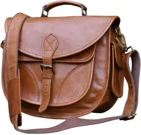 Nomad Genuine Leather DSLR & Mirrorless Camera Bag  Stylish Vintage Design, Customizable Compartments, Perfect for Travel & Everyday Use