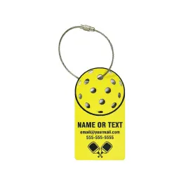 Personalized Pickleball Bag Name - ID Tag