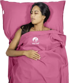 Pike Trail Sleeping Bag Liner  Travel and Camping Sheet, Lightweight and Compact Insert with Full Length Zipper and Guarantee