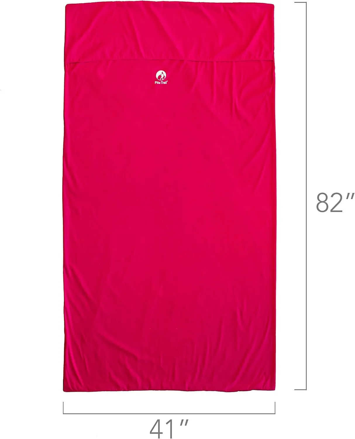 Pike Trail Sleeping Bag Liner  Travel and Camping Sheet, Lightweight and Compact Insert with Full Length Zipper and Guarantee