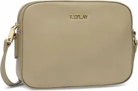 Replay Women's Shoulder Bag Small, Khaki Green 414, Einheitsgre