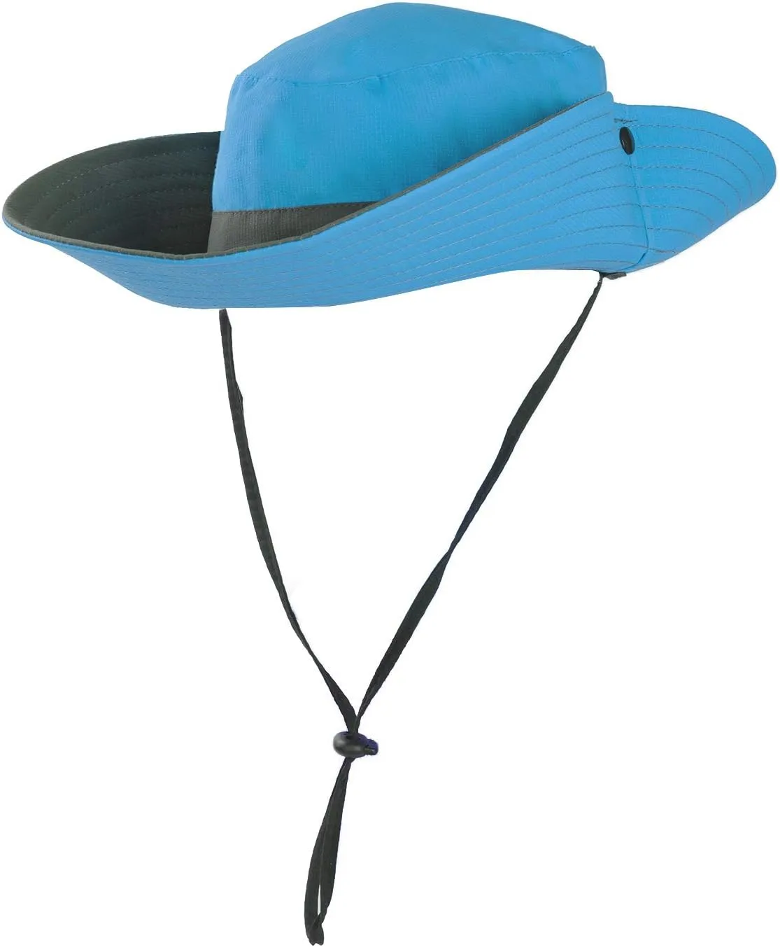 Rosoz Ponytail Sun Bucket Hats for Women UV Protection Foldable Mesh Wide Brim Hiking Beach Fishing Summer Safari