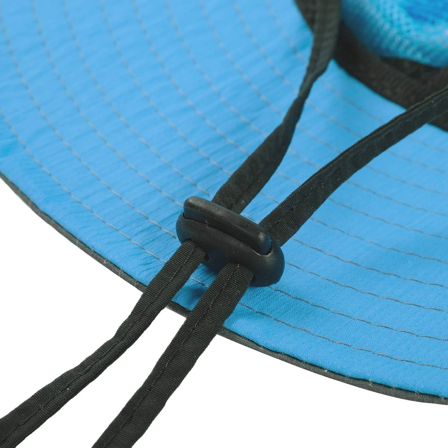 Rosoz Ponytail Sun Bucket Hats for Women UV Protection Foldable Mesh Wide Brim Hiking Beach Fishing Summer Safari