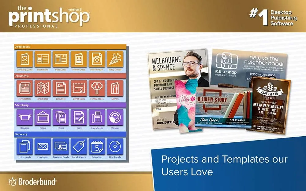 The Print Shop 5.0 Professional - Impressive Design Projects Made Easy [PC Download]