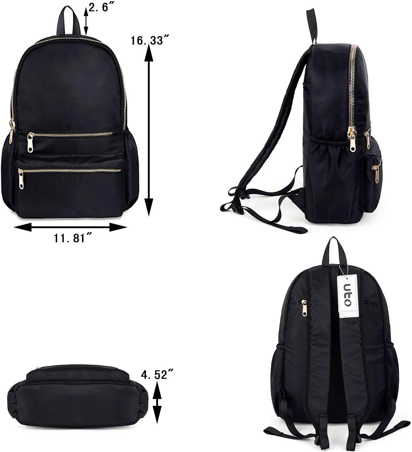 UTO Backpack for Women Waterproof Travel Rucksack s Fashon Bookbag Shoulder Purse