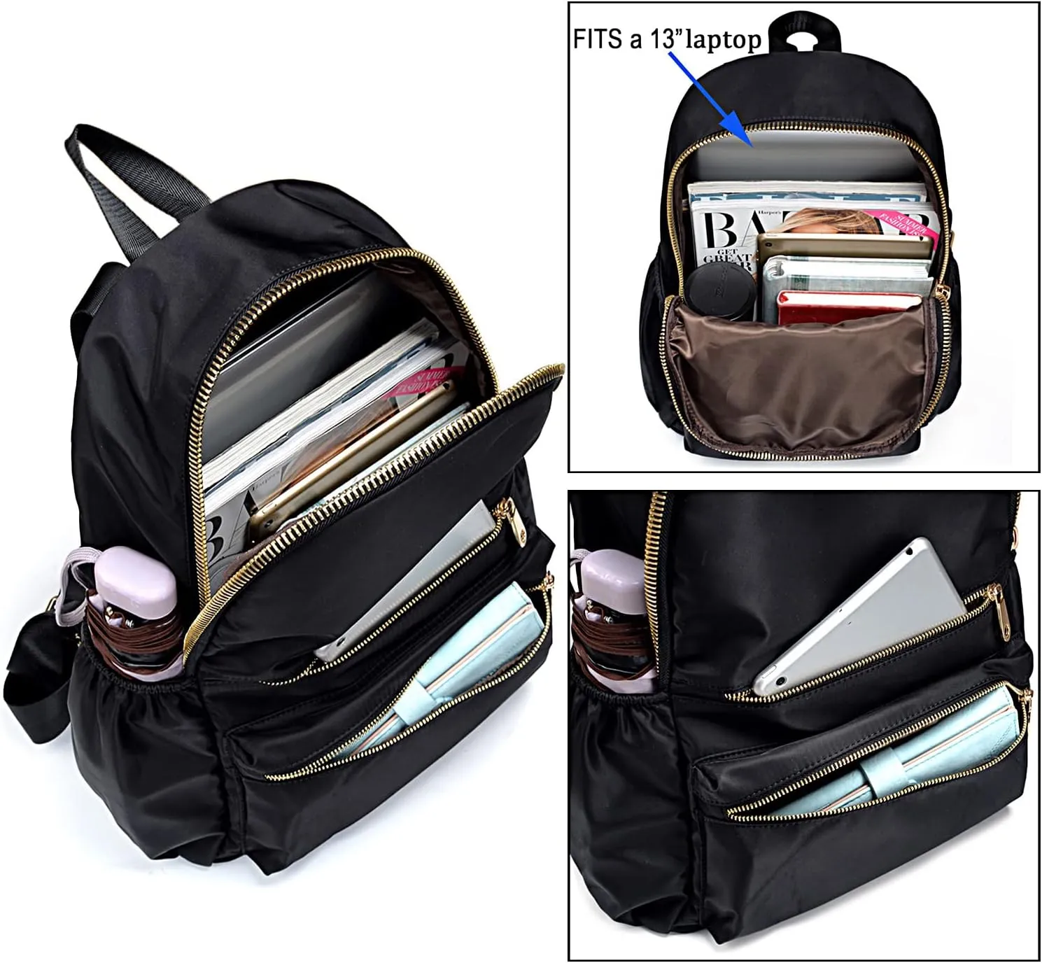 UTO Backpack for Women Waterproof Travel Rucksack s Fashon Bookbag Shoulder Purse